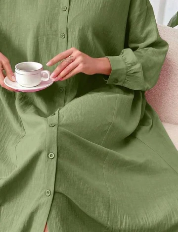 Rochie lunga SHEIN, verde