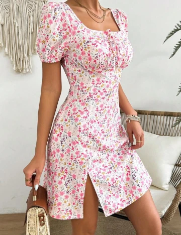 Rochie scurta SHEIN, roz