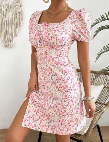 Rochie scurta SHEIN, roz