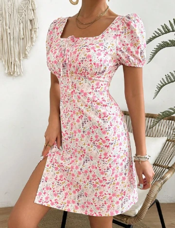 Rochie scurta SHEIN, roz