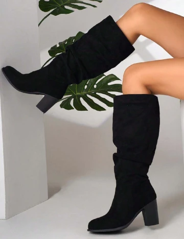 Cizme SHEIN, negru Negru