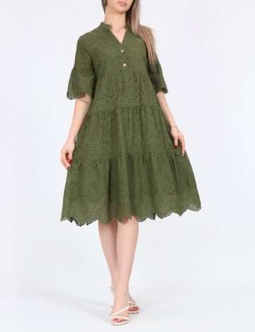 Rochie medie SHEIN, verde