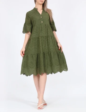 Rochie medie SHEIN, verde