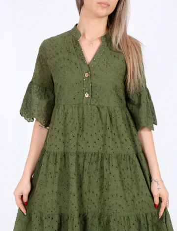 Rochie medie SHEIN, verde
