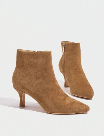 Botine SHEIN, maro
