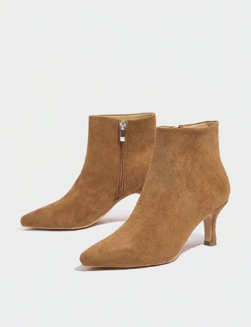 Botine SHEIN, maro