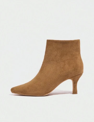 Botine SHEIN, maro