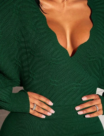 Rochie scurta SHEIN, verde