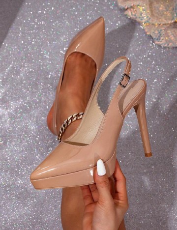 Pantofi SHEIN, maro