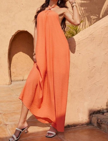 Rochie lunga SHEIN, portocaliu
