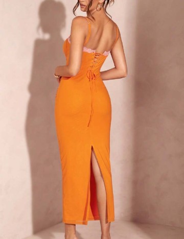 Rochie lunga SHEIN, portocaliu