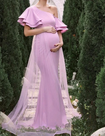 Rochie lunga SHEIN Maternity, roz
