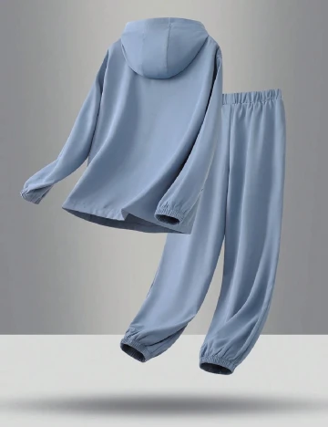 Trening Shein Kids, albastru Albastru