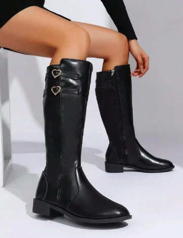 Cizme SHEIN, negru Negru