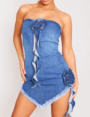Rochie scurta PRETTYLITTLETHING, albastru