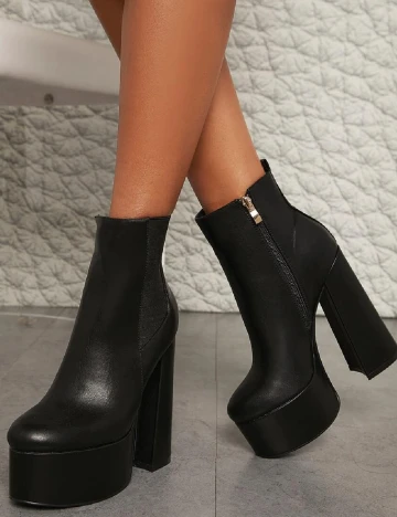 Botine SHEIN, negru