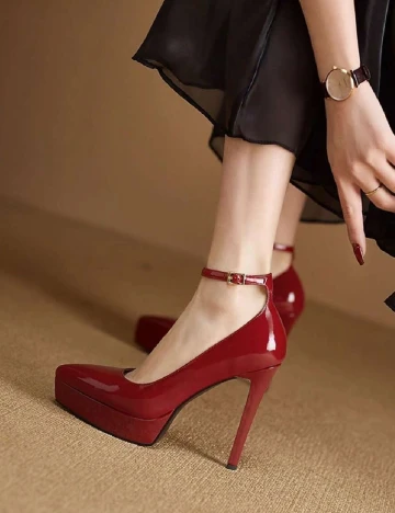 Pantofi SHEIN, rosu