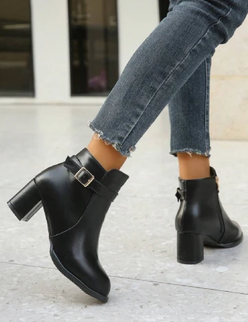 Botine SHEIN, negru