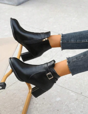 Botine SHEIN, negru
