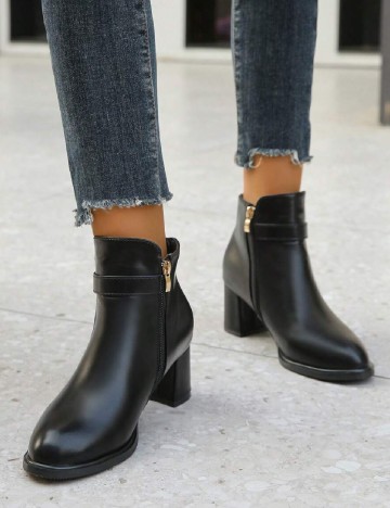 Botine SHEIN, negru
