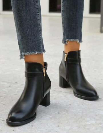 Botine SHEIN, negru