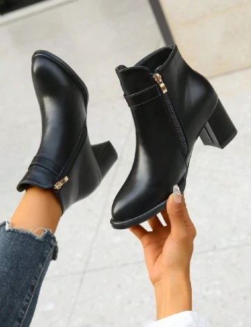 Botine SHEIN, negru