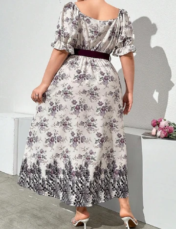 Rochie lunga SHEIN CURVE, floral print