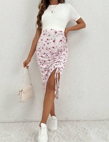 Fusta SHEIN Maternity, roz