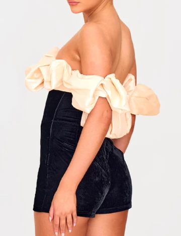 Salopeta PRETTYLITTLETHING, negru