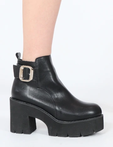 Botine SHEIN, negru