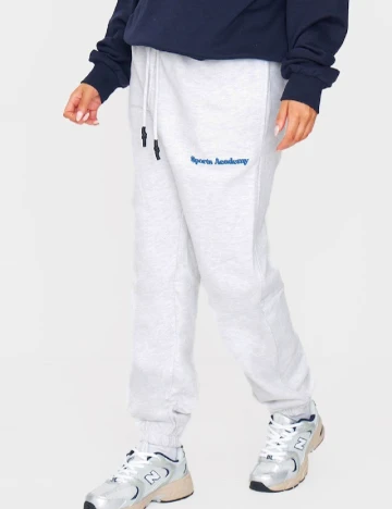 Pantaloni PRETTYLITTLETHING, gri deschis Gri