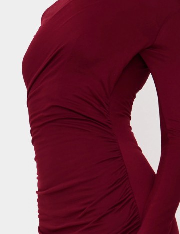 Rochie scurta PRETTYLITTLETHING, visiniu