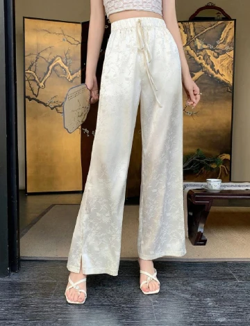 Pantaloni SHEIN, crem
