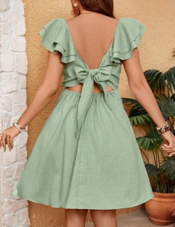 Rochie scurta SHEIN CURVE, verde