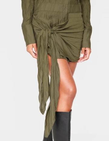 Rochie scurta PRETTYLITTLETHING, verde