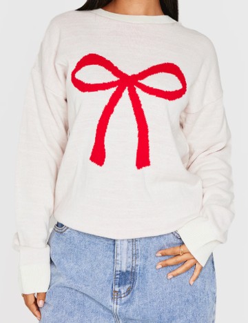 Bluza PRETTYLITTLETHING, alb