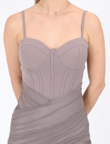 Rochie scurta SHEIN, gri