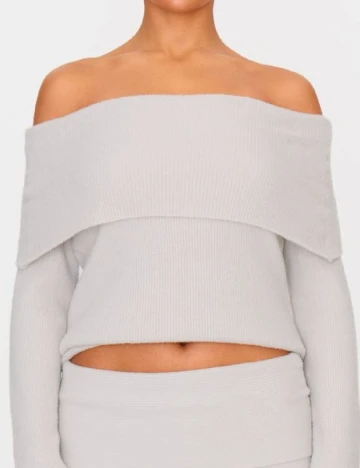 Bluza PRETTYLITTLETHING, gri
