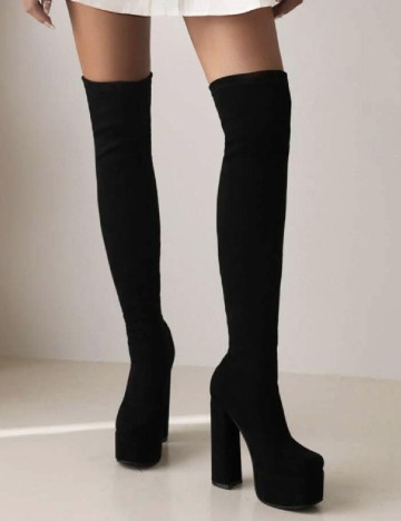 
						Cizme SHEIN, negru