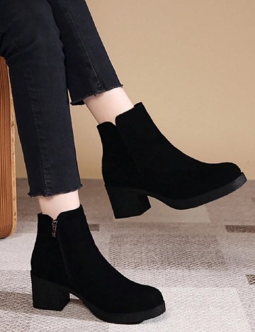 Botine SHEIN, negru