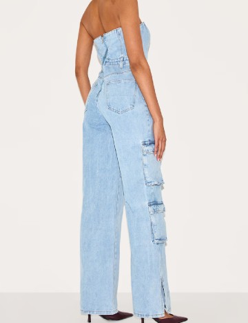 Salopeta PRETTYLITTLETHING, albastru