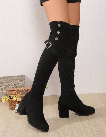 
						Cizme SHEIN, negru