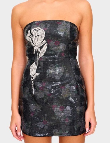 
						Rochie scurta PRETTYLITTLETHING, negru
