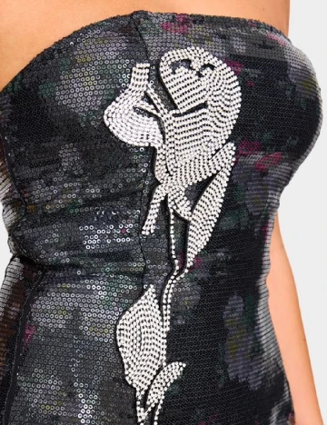 Rochie scurta PRETTYLITTLETHING, negru