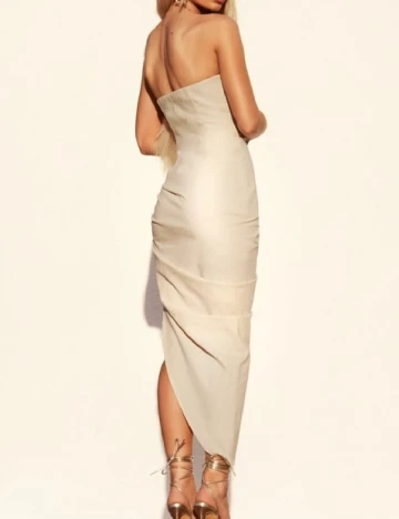 Rochie medie PRETTYLITTLETHING, crem