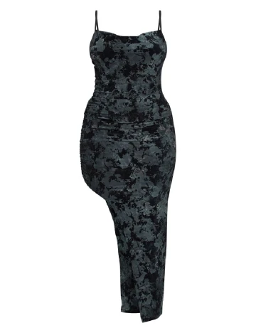 Rochie medie PRETTYLITTLETHING Plus Size, negru