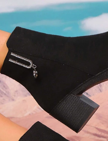 Botine SHEIN, negru