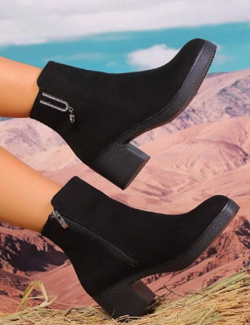 Botine SHEIN, negru