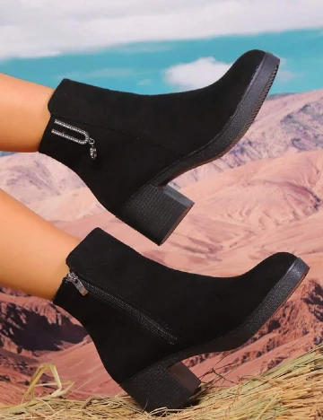 Botine SHEIN, negru