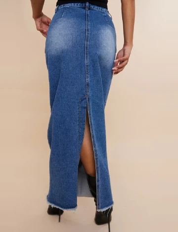 Fusta PRETTYLITTLETHING, albastru